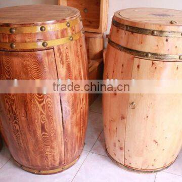Antique vintage high quality cheap natural pine oak wooden wine beer Bucket barrels cask