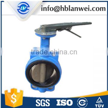 ISO Standard Trade Assurance Ductile Iron Handle Manual Wafer Center Butterfly Valve D71X-16