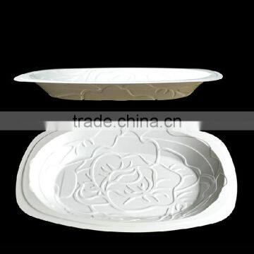 Big Square Plates Plastic Plate for Restaurant