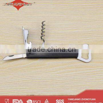 Stainless Steel Wine Corkscrew Wine Opener With Knife photo-4