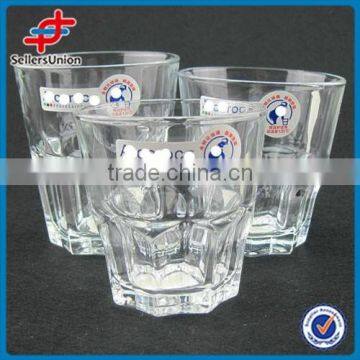 Good quality design glass cup bear cup water cup