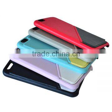 Elegant Unique Design 4.7 Inch Cell Phone Case for Iphone 6s Fancy Dual Colour Stander Case photo-3