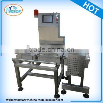 High speed inline use belt check weigher.Dongguan factory micro checkweigher machine