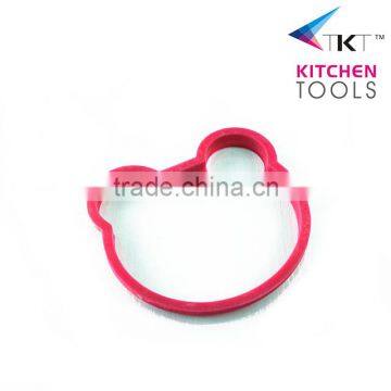 Heart Shaped Silicone Egg Ring Egg Baking Mold Egg Slicer photo-2