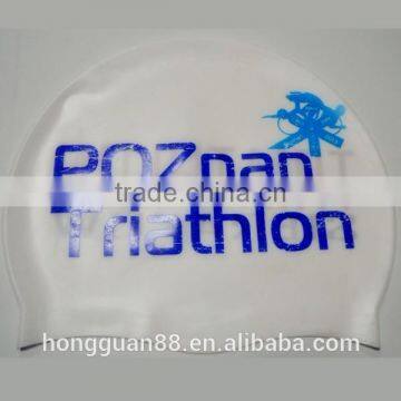 Cartoon Silicone Swimming Cap for Kids Children