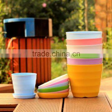 Plastic Wave Shaped Garden Flower Pot photo-2