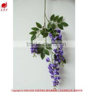 Hottest Artificial Wisteria Flowers For Wedding Decoration Restaurant Decorative Artificial Flower Wisteria photo-2