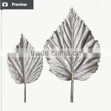 2016 PU Big Artificial Leaves for Home Decoration Artificial Green Leaves photo-4