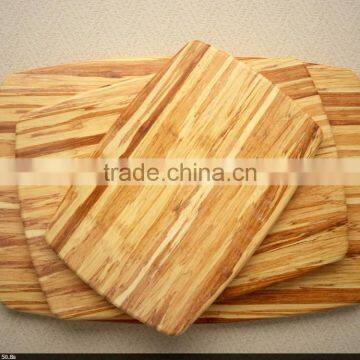 Bamboo Cutting Board Tiger Stripes 3 Piece Set Cutting Board Vegetable Chopper Salad Chopping Board