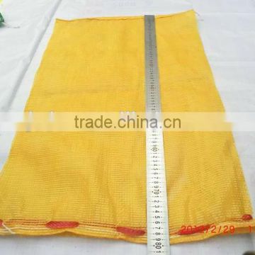 Plastic fruit packing mesh bag for lemon