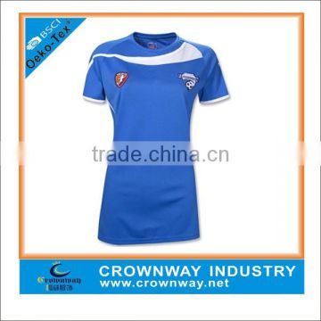 Customize football jersey for women, soccer t shirt