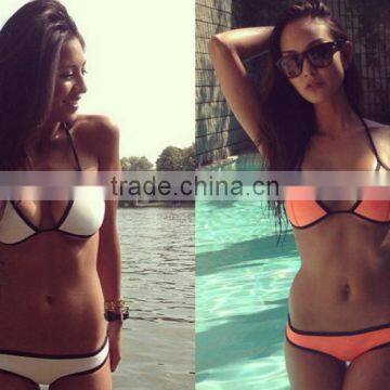 Summer New Hot Sexy Pure Color Women Bikini Set Bandage Swimsuit photo-6