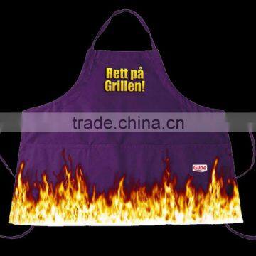 fire purple aprons