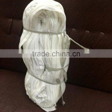 Raw White Number 5 Zipper Long Chain photo-3