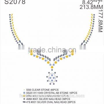 Custom Simple Line Rhinestone/Acrylic /Gem Stone Glitter Hot Fix Rhinestone for Clothing photo-6