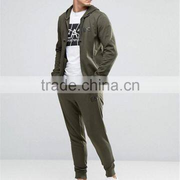 Plain Olive Green Men Skinny Fit Workout Joggers With Pocket Side Men Gym Sweatpants photo-5