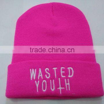 Various Colours 100% Acrylic Knitted Beanie Hat Made In China photo-5