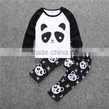 Panda Printing Cute Toddler Boy Dress Clothes, Clothes for Toddlers