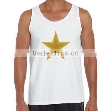 Custom OEM Cheap Price Wholesale Cotton Fitness Mens Tank Top photo-3
