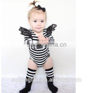 Chinese Clothing Manufacturers Australia Style Cotton Ruffle Lace Baby Girl Clothes photo-4