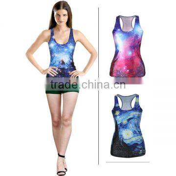 Breathable and Dry Fit Custom Gym Tank Top Printing Camisole photo-3