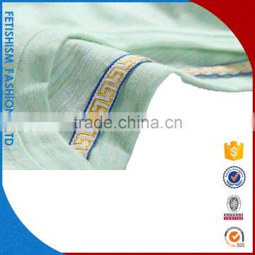 China Supplier O-Neck Style Customized Color Light Cyan Cool T-shirt Boy t Shirts Fancy for Little Boys photo-3