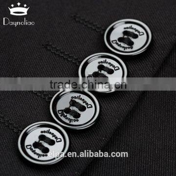 Daynoliao Black Offie Business Suits Intalia Style Suit for Men photo-4