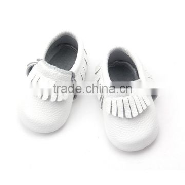 Latest Design Cheap Leather Wholesale Baby Moccasins Shoes in China photo-5