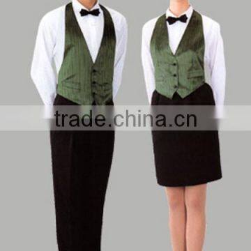 Restaurant Unisex Uniform Black Vest photo-5