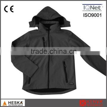 Wholesale Custom Outdoor Tactical Mens Softshell Jacket With Hood photo-4