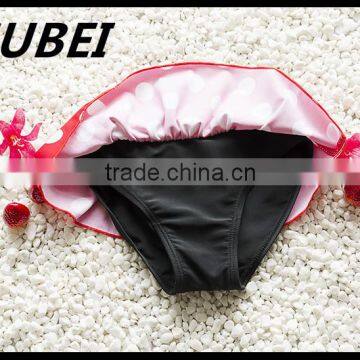 Children's Swimsuit Girls Swimsuit Big Wave Point Split Child Bikini Two-piece Swimsuit Children Swimming Cap photo-4