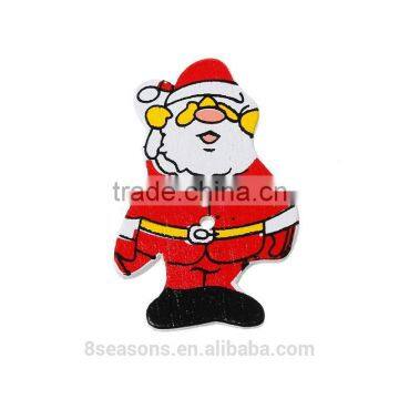 Cheap Mixed Order Accepted Christmas Santa Claus Two Holes Wood Button photo-2