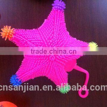 Starfish inflatable ball/squishy ball/stress ball/light up ball