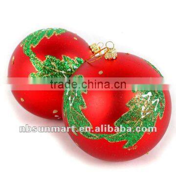 Plastic christmas ball