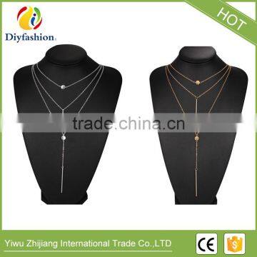 High Quality Simple Long Sequin Elegant Necklace for Girl and Lady photo-3
