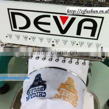 Fushun 1201 Single Head Cap Hat Tubular and Flat Computerized Embroidery Machine