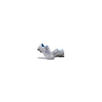 Girls Sneakers Shoes Shox R4 Antiskid Rubber Sole Blue Silver Shoes