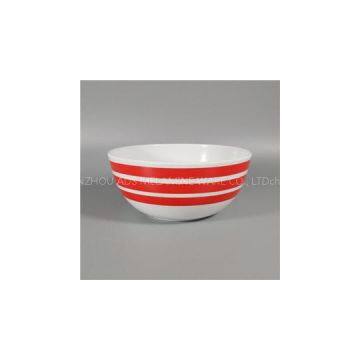 6inch Red Line New Collection Melamine Round Soup Salad Bowl