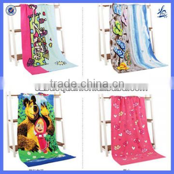 Low price print microfiber towel beach OEM design according to client