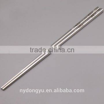 high quality stainless steel 304 cartoon spoon chopsticks/xdya flower bamboo stainless steel 304 chipsticks / fancy dinnerware