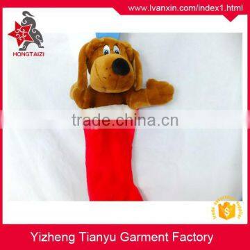 Kids Christmas Decorations Stuffed Animal Toys Sock Plush Felt Christmas Stocking photo-2