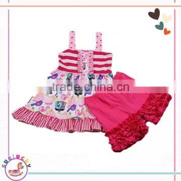 High quality kint cotton cheap baby girl clothing vintage baby clothes MY15-12