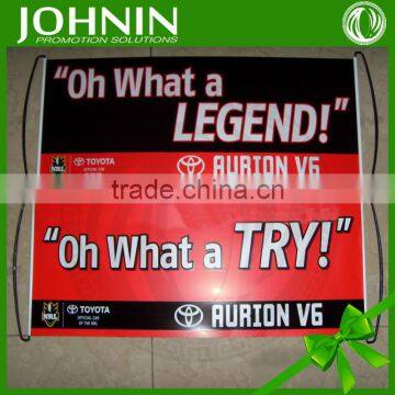 uv Printing Whole Sales Customized China Manufacturer Goal Logo Printing Pet Material Mini Roller Banner photo-6