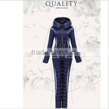 hot sale one piece snow suits adults women slim ski suit