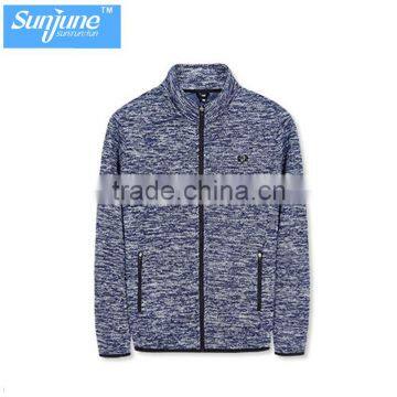Wholesales Long Sleeve Cation Fabric Zip up Fleece Jacket photo-3