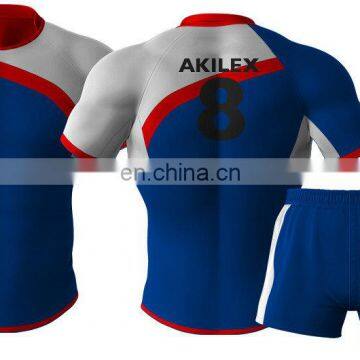 2016 custom design sublimation rugby jersey with socks