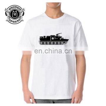 Wholesale plain white 100% cotton t shirt for men