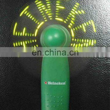 saying fan mini led message fan