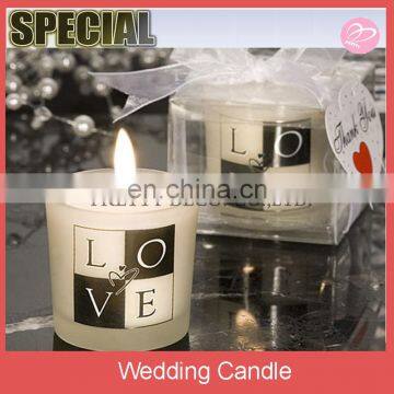 LOVE Design Wedding Candle Favors