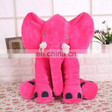 lovely promotion gifts soft animal stuffed colorful elephant soft pillow plush toys